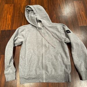 ALO Yoga Gray Zip-Up Hoodie